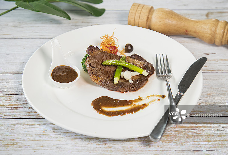 西餐西冷牛排图片素材