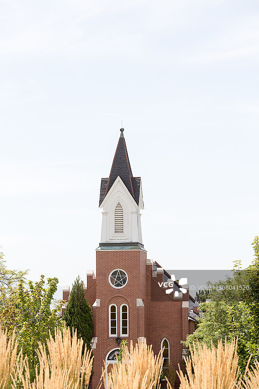 美国盐湖城教堂风光图片素材