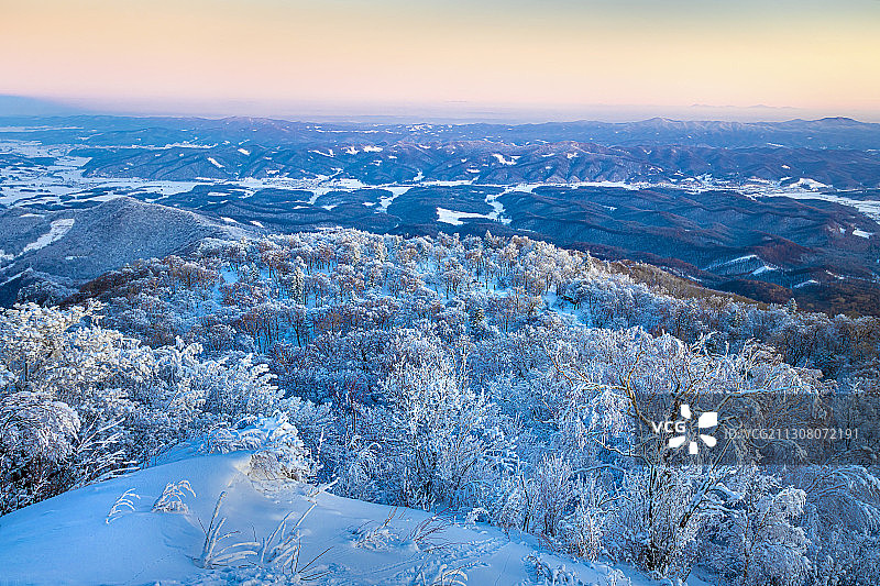 吉林龙湾四方顶—冰雪奇缘图片素材