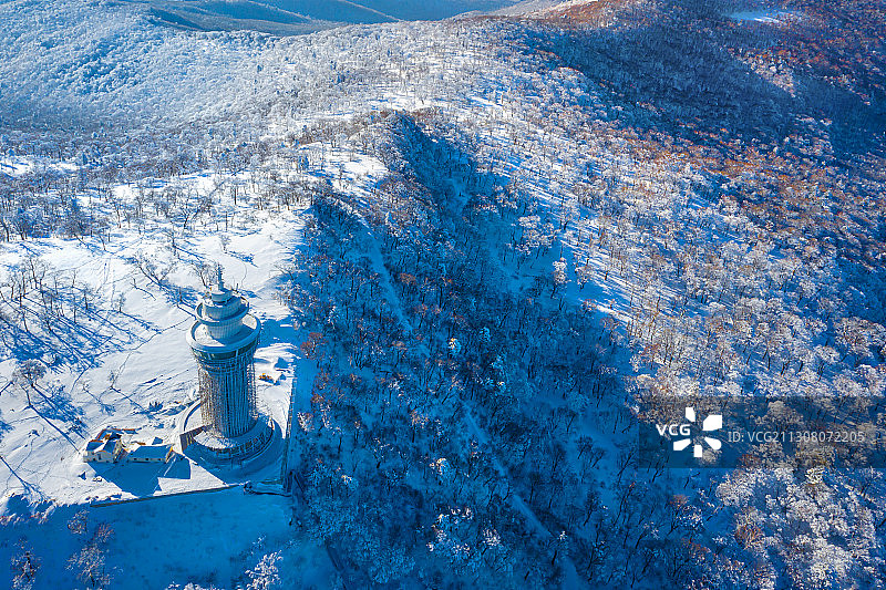 吉林龙湾四方顶—冰雪奇缘图片素材