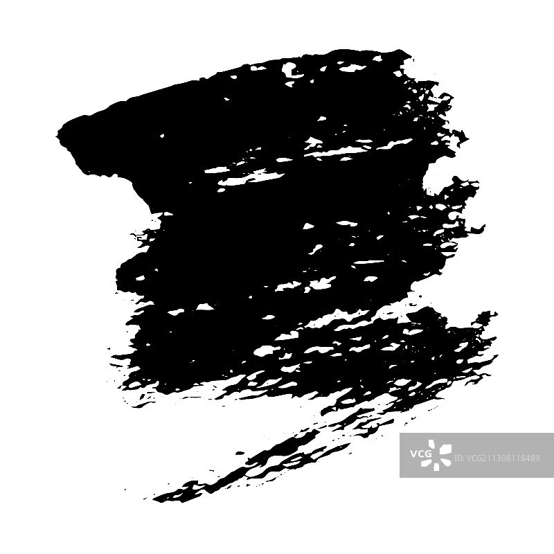 白色隔离墨水黑色污渍抽象图片素材