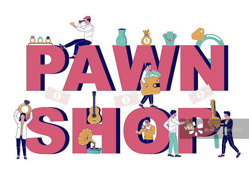 典当行排版banner模板图片素材