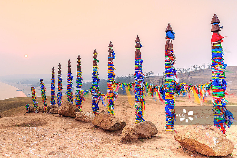 俄罗斯奥利洪岛风光图片素材