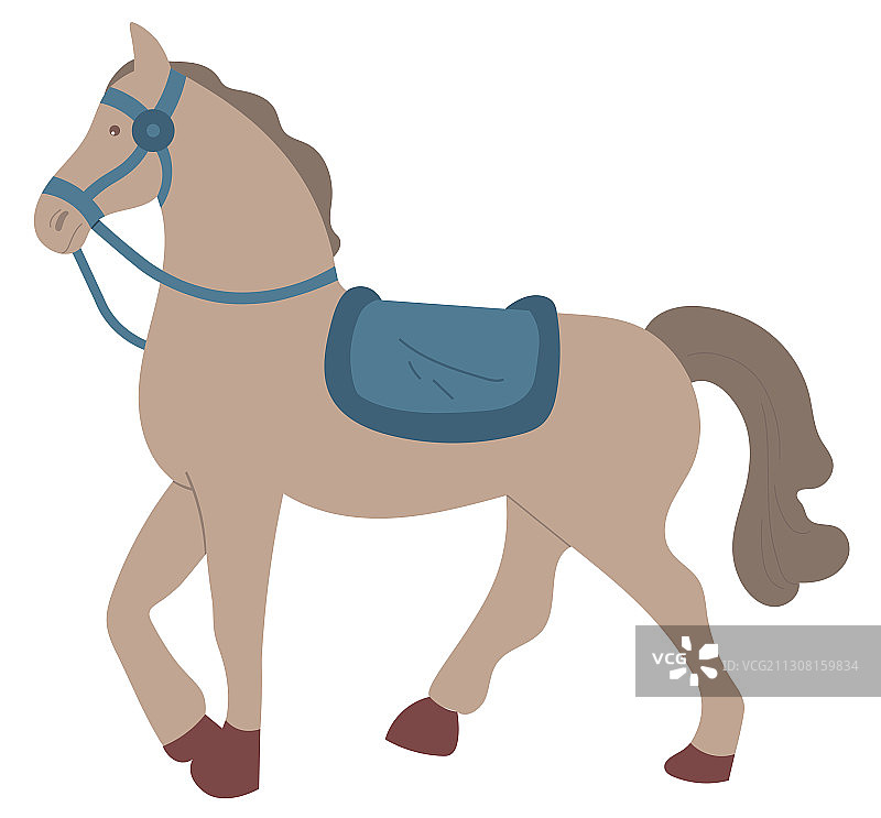 灰色带座位的马卡通动物宠物图片素材