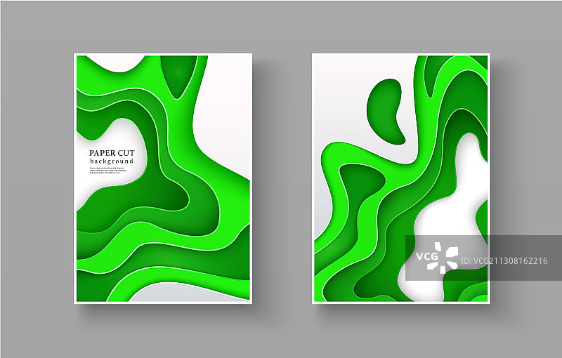 具有分层形状的春夏banner图片素材