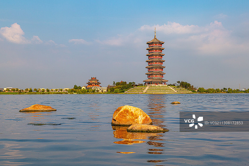 青岛胶州慈云寺塔图片素材