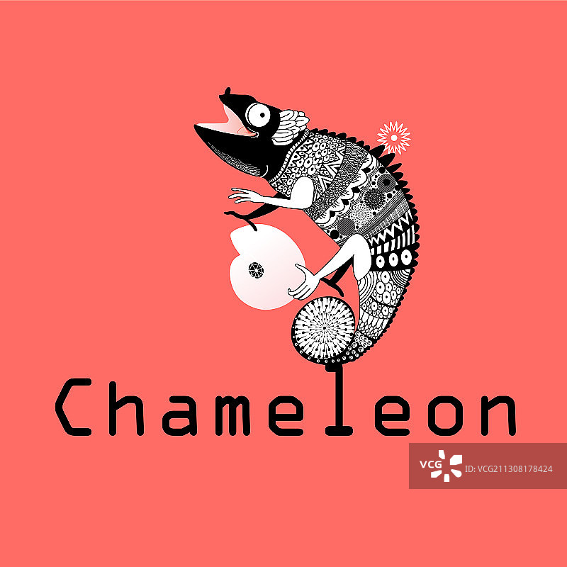 坐在花叶蔓上图片素材