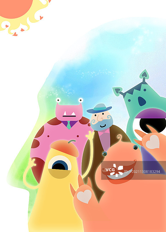 小怪兽图片素材