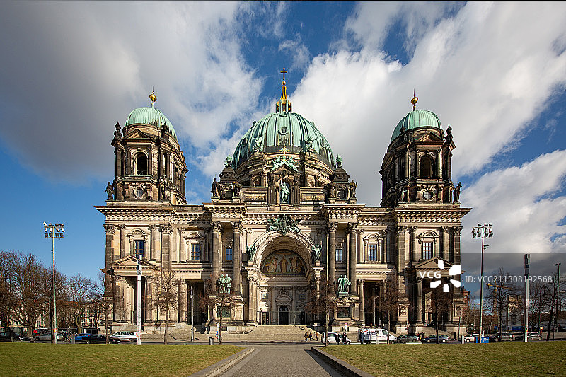 德国柏林大教堂外立面高清图图片素材