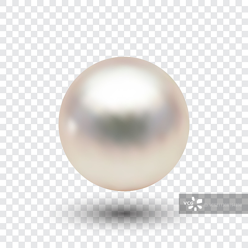 单个闪亮白色鹅卵石图片素材