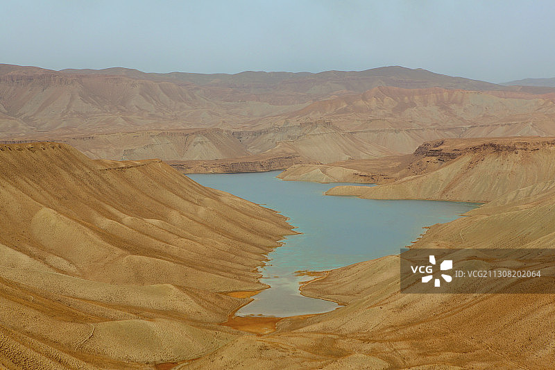 阿富汗巴米扬沙漠的壮丽景色图片素材
