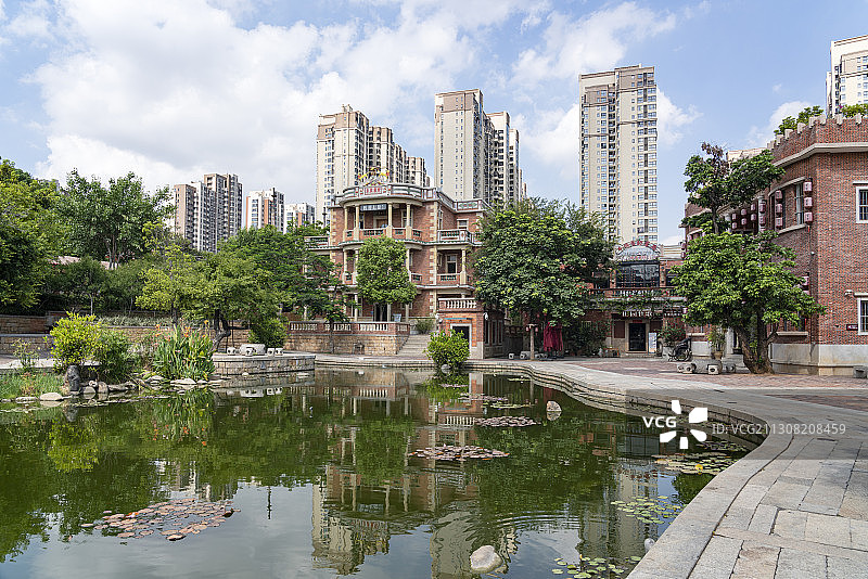 福建省泉州市晋江市五店市建筑风景图片素材