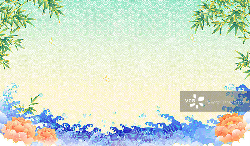 中国风节日背景矢量插画图片素材