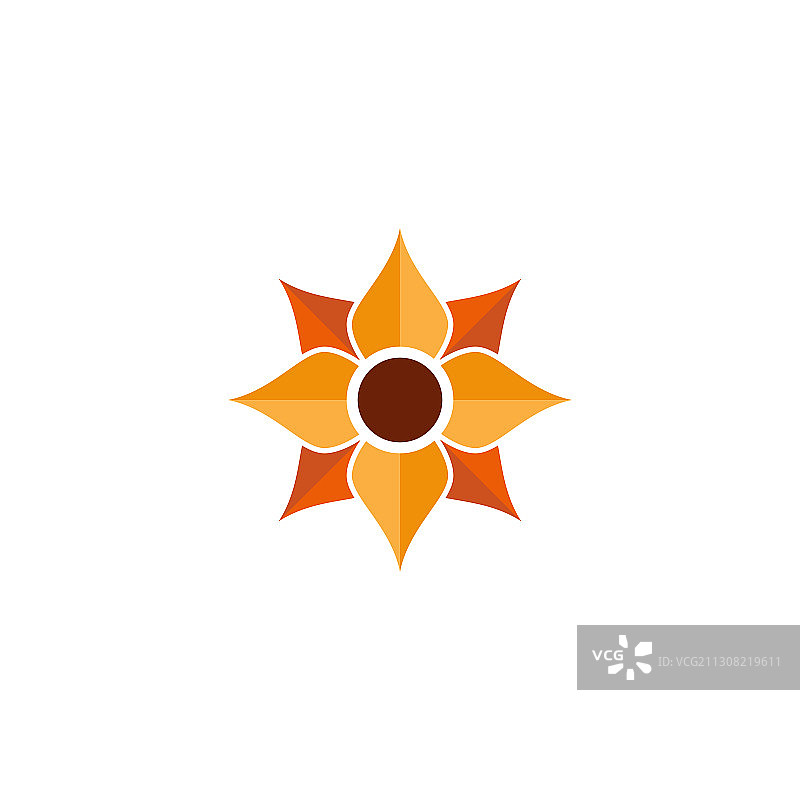 向日葵图标设计图片素材