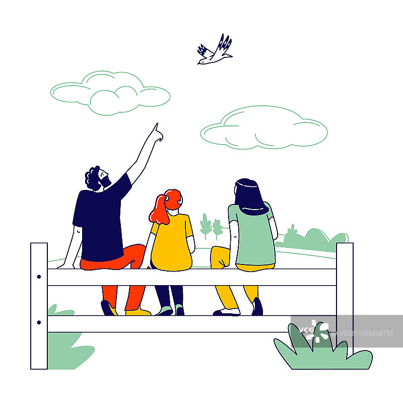 快乐家庭：母亲、父亲和青少年图片素材