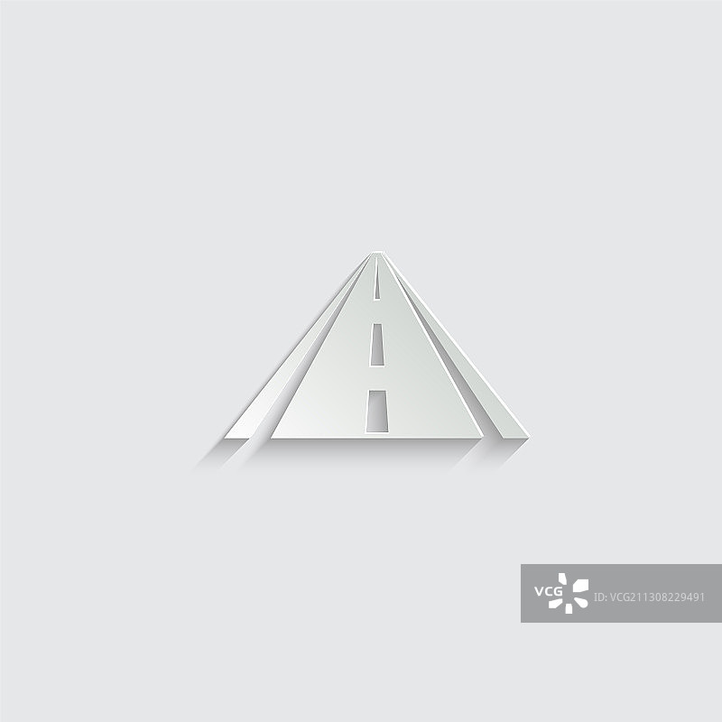 纸张道路图标黑色路标图片素材