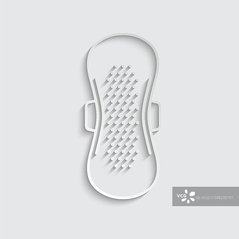 纸巾、女性卫生巾图标图片素材