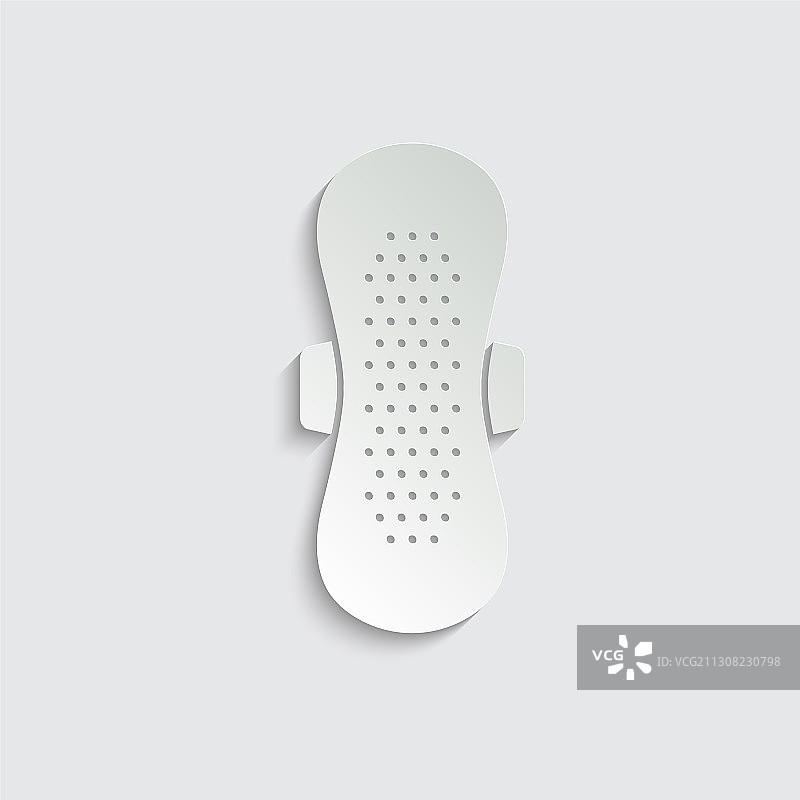 纸巾、女性卫生巾图标图片素材