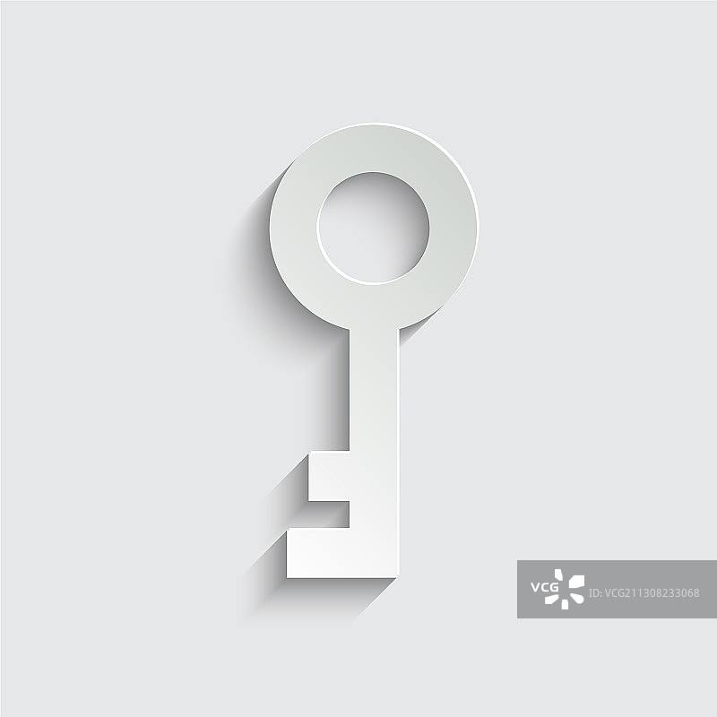 钥匙图标，简约解锁符号黑色图标集图片素材