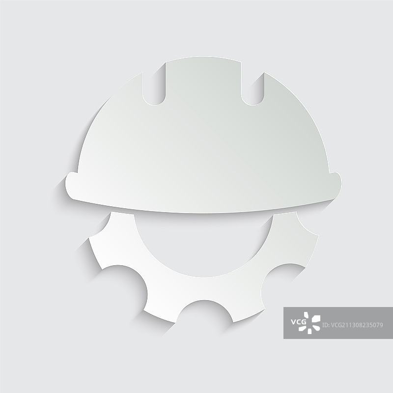 纸质安全帽图标图片素材