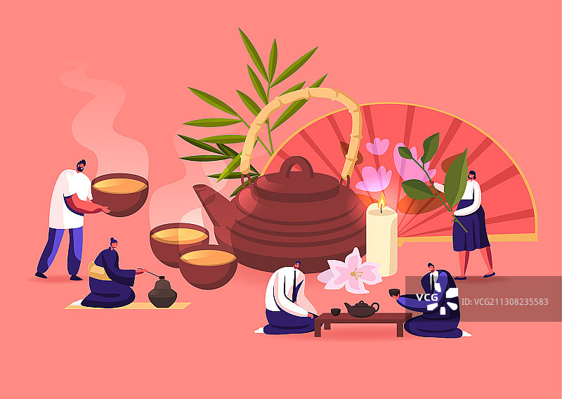 茶道概念，培养关怀图片素材