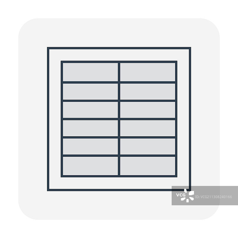 排水沟光栅图标图片素材
