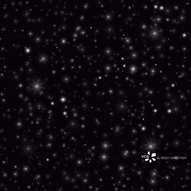 星夜天空无缝图案图片素材