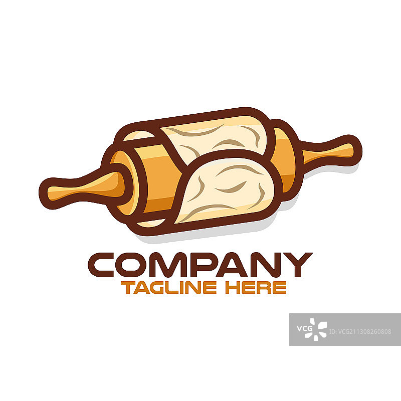 糕点烘焙擀面杖logo图片素材
