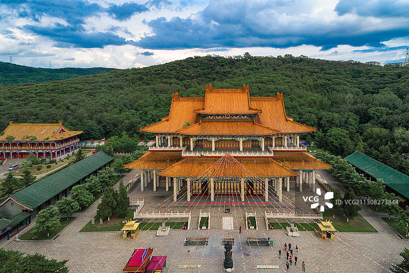 鞍山玉佛山风景区图片素材