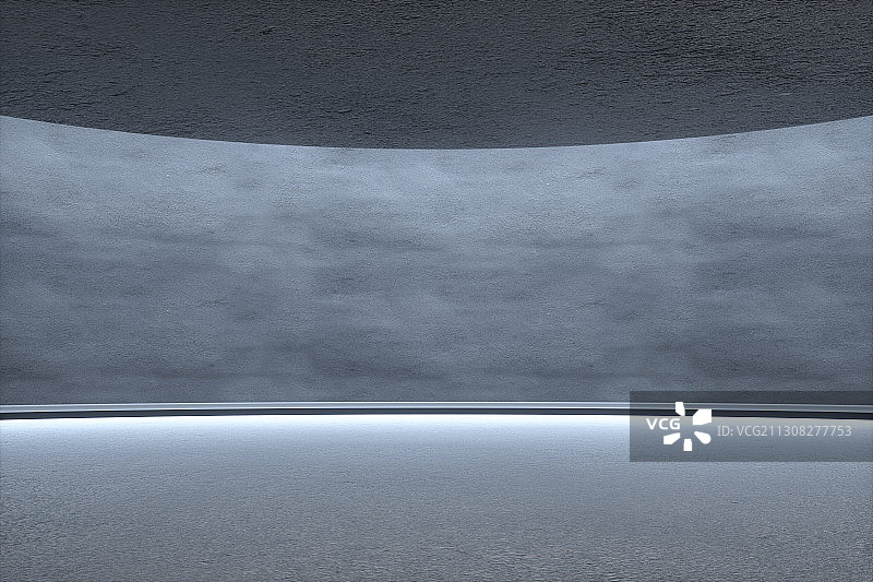 现代建筑室内空间，三维图形图片素材