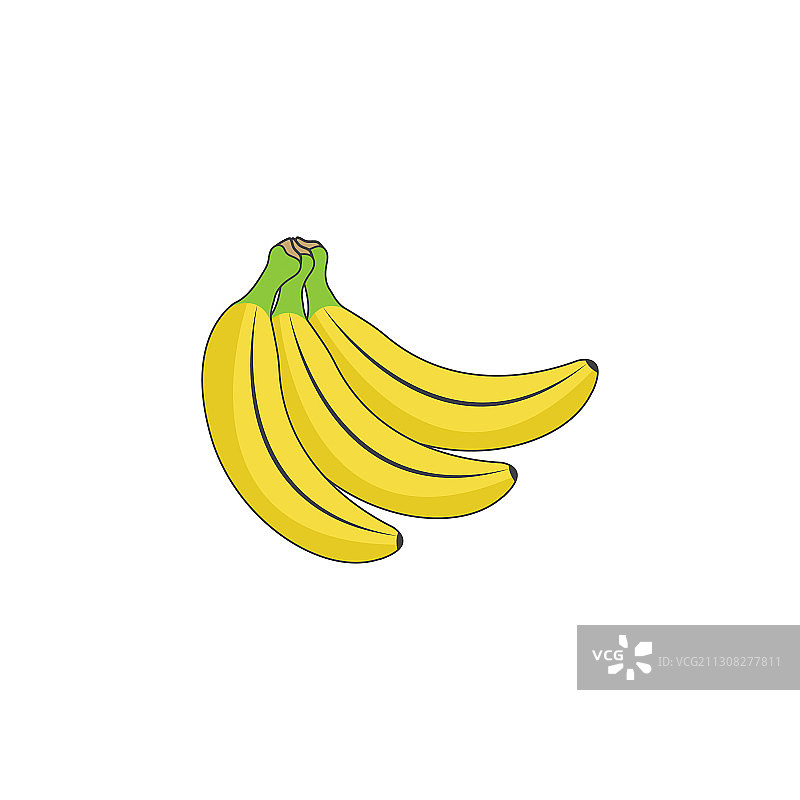 香蕉图标模板图片素材