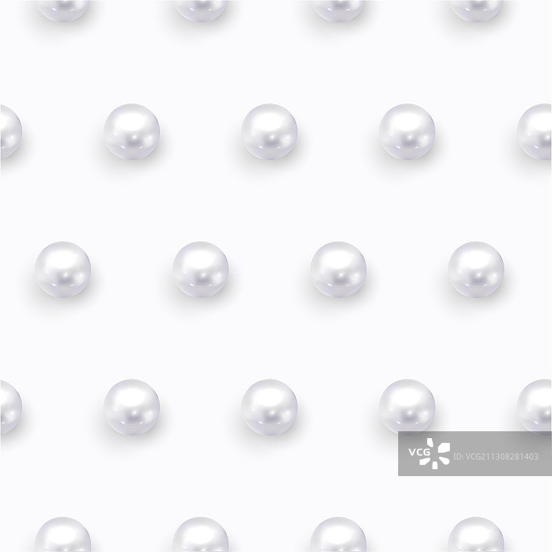 无缝珍珠背景-EPS10图片素材