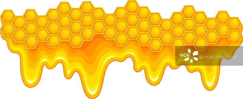 蜂巢与蜂蜜图片素材