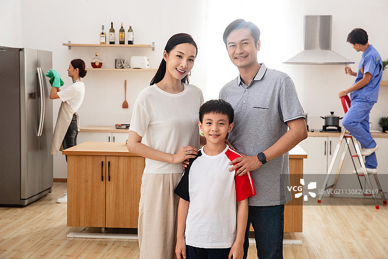 家庭保洁维修服务图片素材