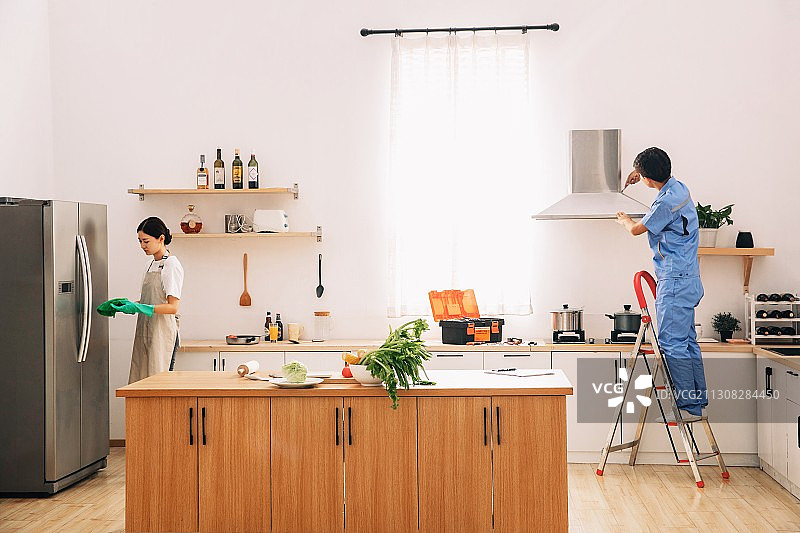 家庭保洁维修服务图片素材