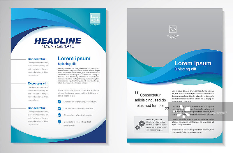 商务宣传单模板图片素材