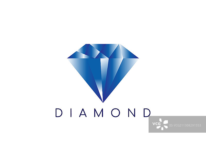 现代奢华风钻石logo设计图片素材