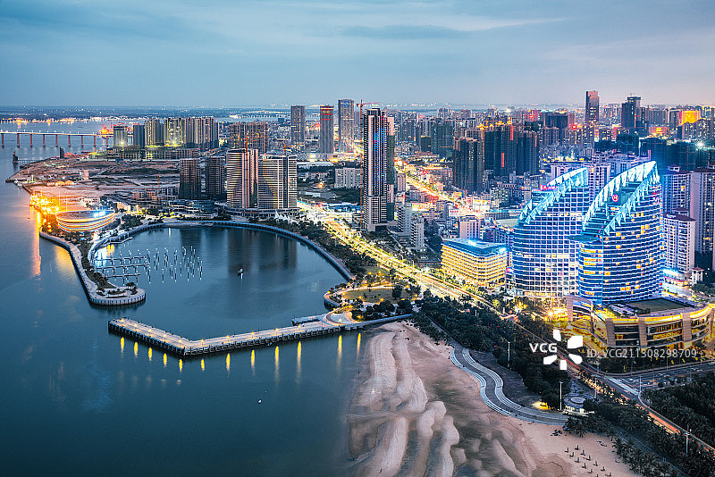 广州城市天际线图片素材