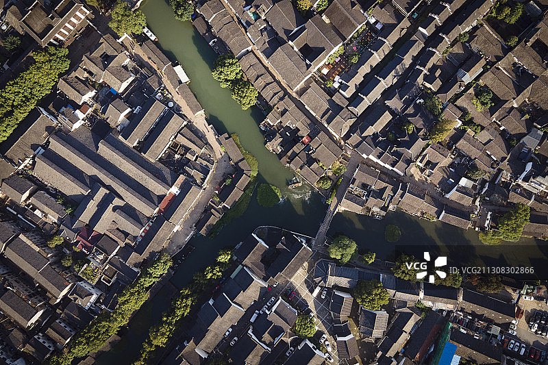 同里古镇的清晨图片素材