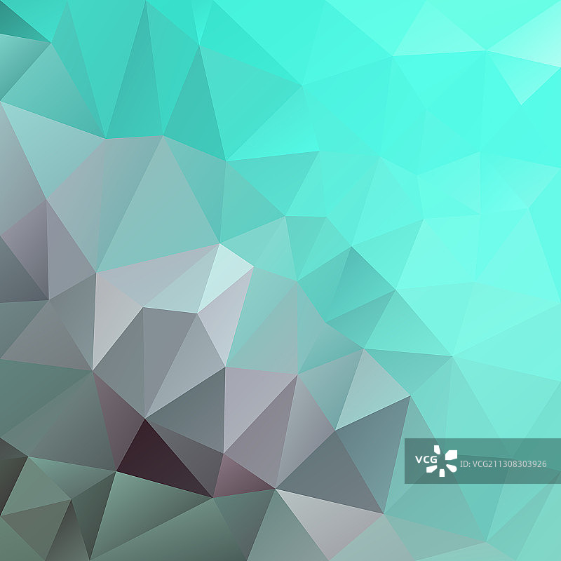 抽象不规则多边形薄荷色背景图片素材