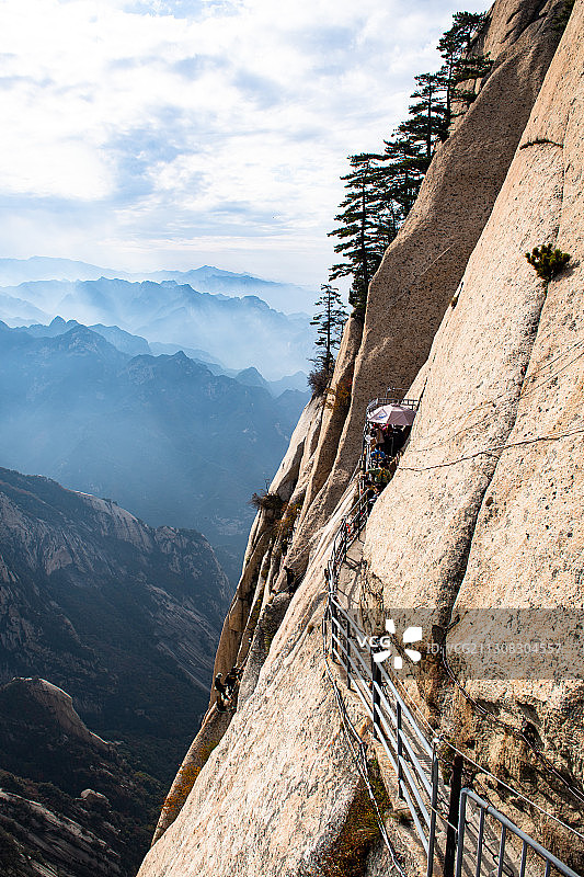 长空栈道图片素材