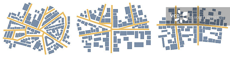 抽象城市地图背景顶视图图片素材