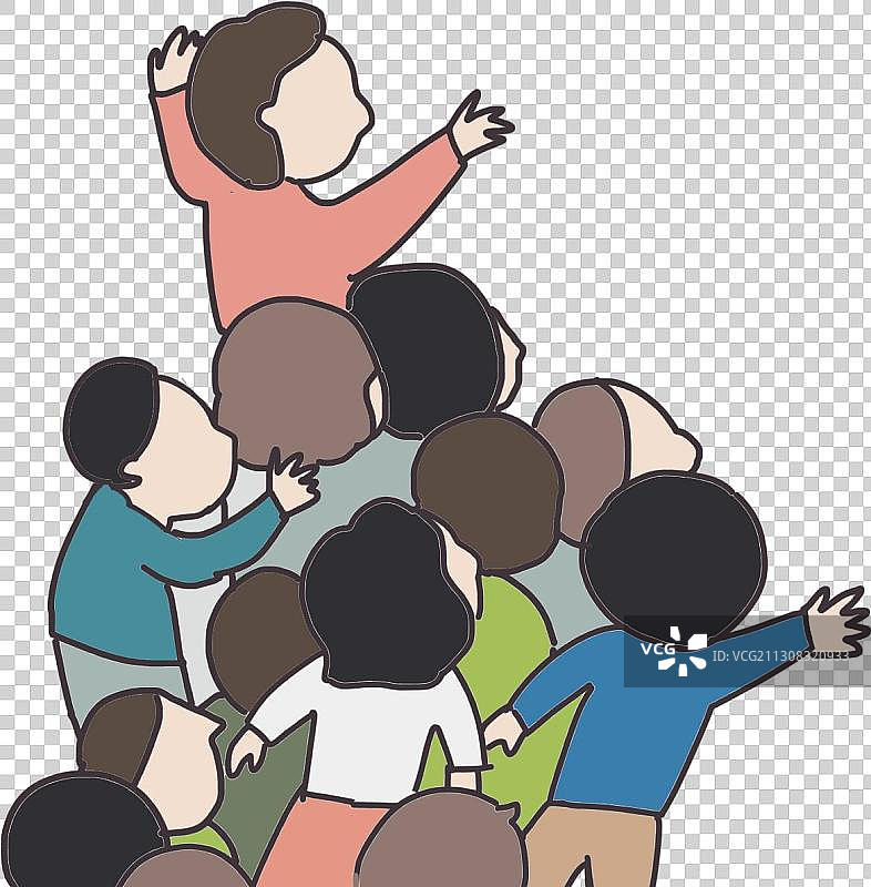 人群元素图片素材