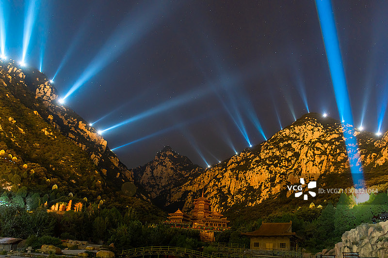 登封禅宗少林音乐大典图片素材