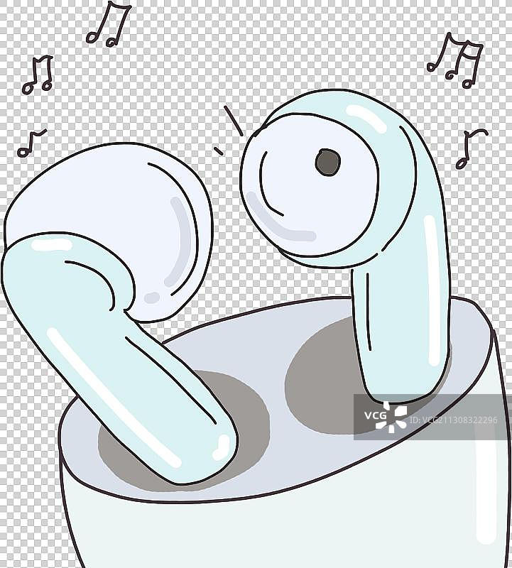 无线耳机元素图片素材