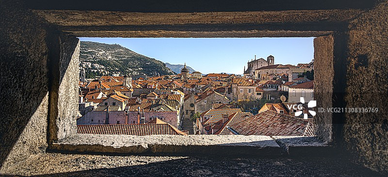 箭窗里的杜布罗夫尼克图片素材