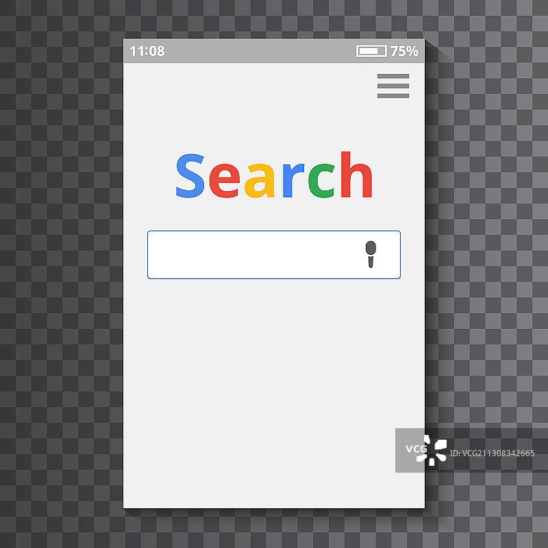 智能手机屏幕网络搜索图片素材