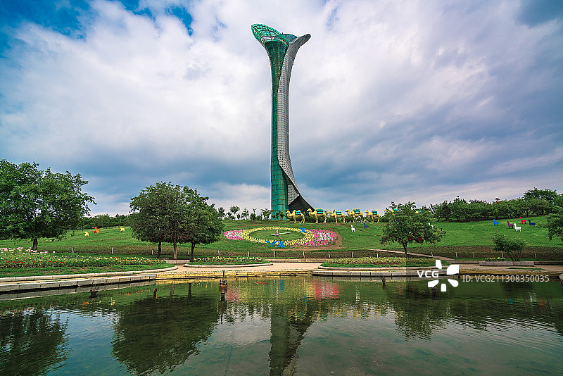 沈阳百合塔风光图片素材