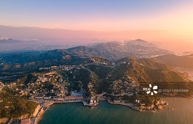 浙江台州石塘日出图片素材