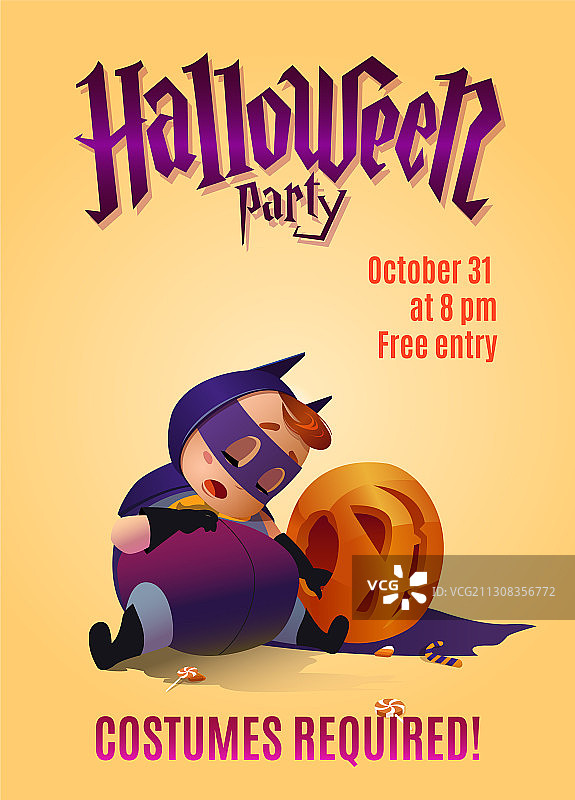 万圣节庆祝海报图片素材